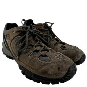 Vasque Mantra Hiking Shoes Lace Up Outdoor 100% Leather Dark Brown 10.5M